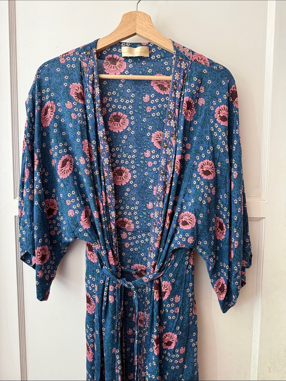 Natalie Martin Vintage Flower Kimono/Wrap Dress - Picture 2 of 9